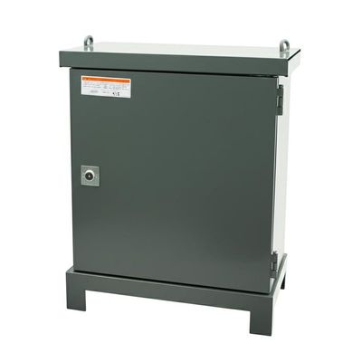 IP66 Weatherproof Telecom Enclosure with DC48V LED Lamp and Lifting 4 Ears On The Cabinet Base